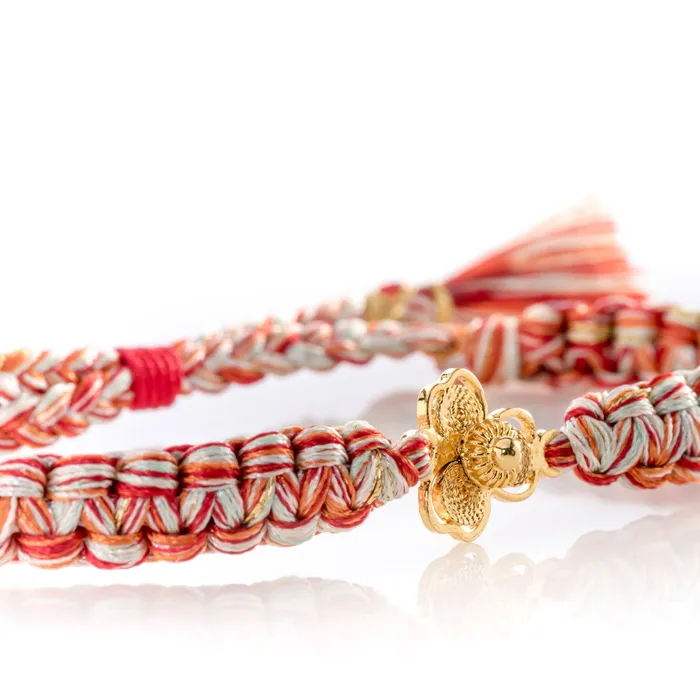 Agua Marina Bracelets Clover Filigree Bracelet