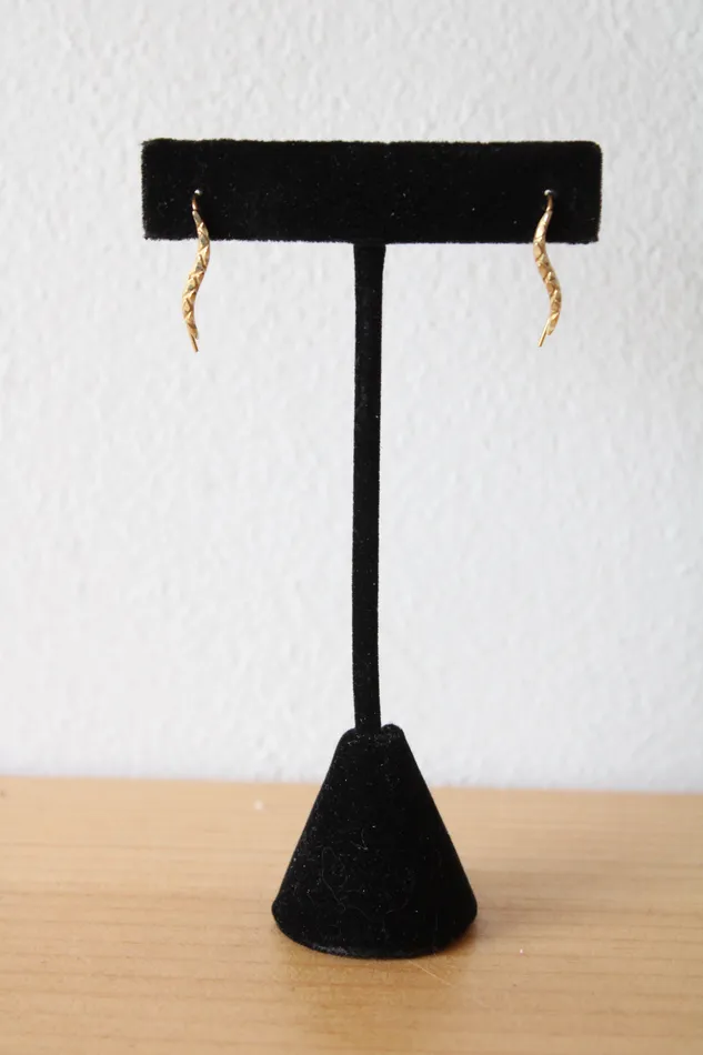 Jubilee Thrift Diamond Cut Wave 14KT Yellow Gold Ear Climber Earrings