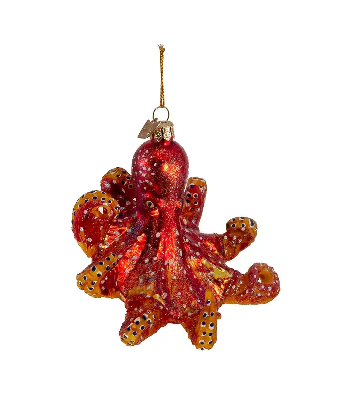 KURTADLER Necklaces Noble Gems Octopus Glass Christmas Ornament
