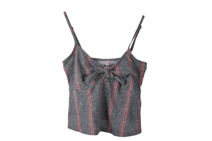 Mudd Earrings Mudd Gray Crop Tank XS