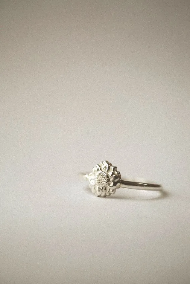 Rings Foe Dear Sunflower Charm Ring readytoship