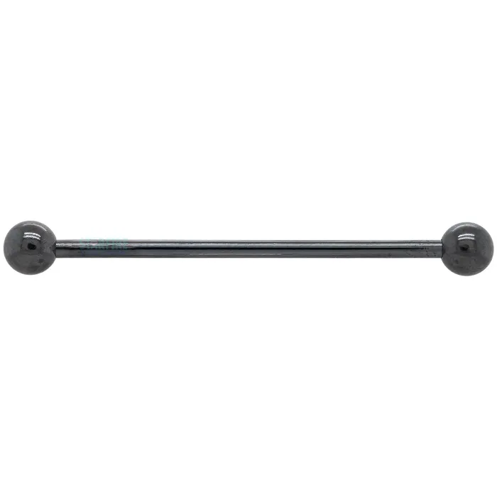Black Niobium Straight Barbell 8 ga Anatometal Rings