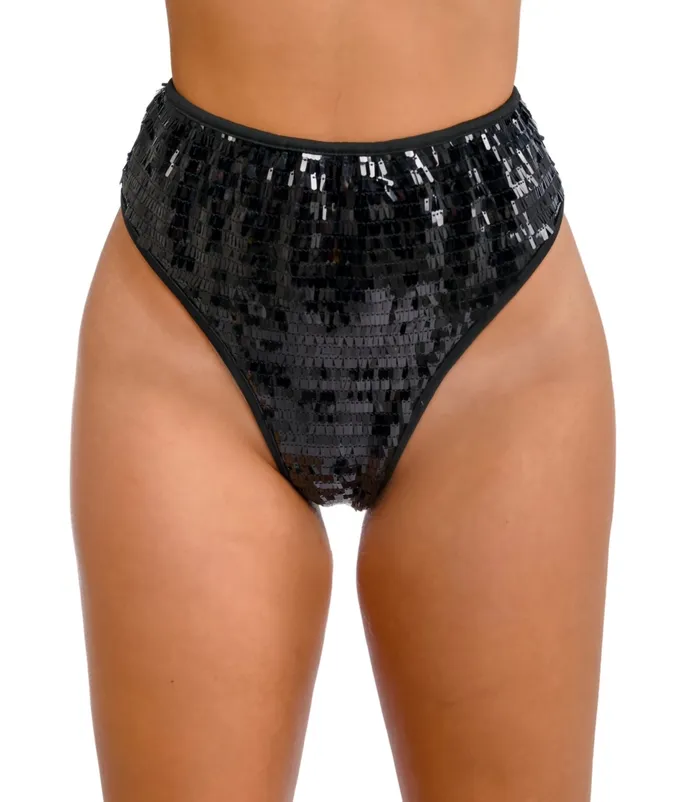 Black Sequin Set THE LUMI SHOP Rings