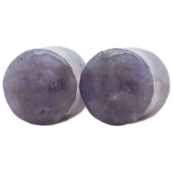 Oracle Body Jewelry Rings Stone Plugs Lepidolite