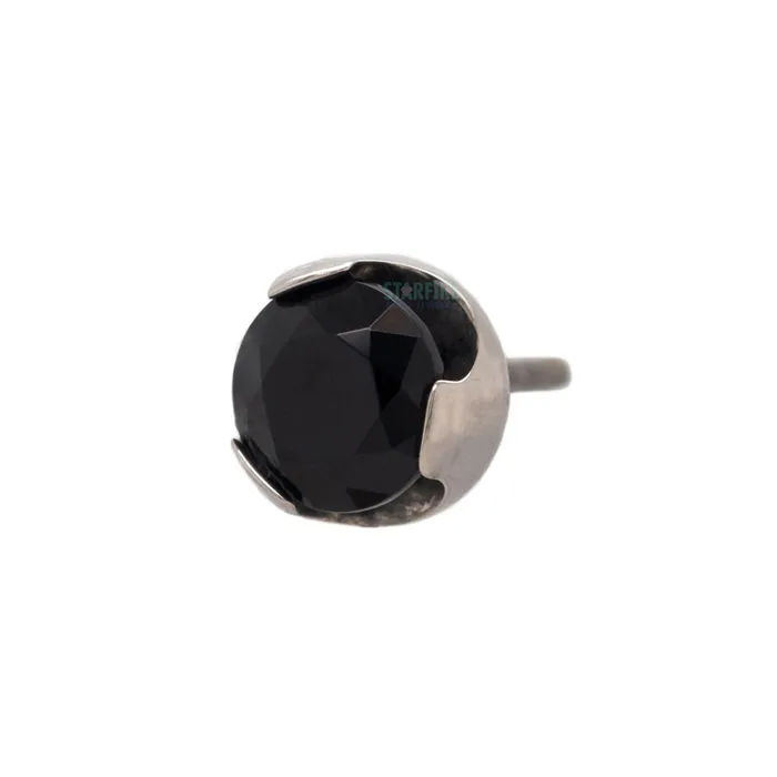 Rings Anatometal threadless 35mm ProngSet BrilliantCut Gem End