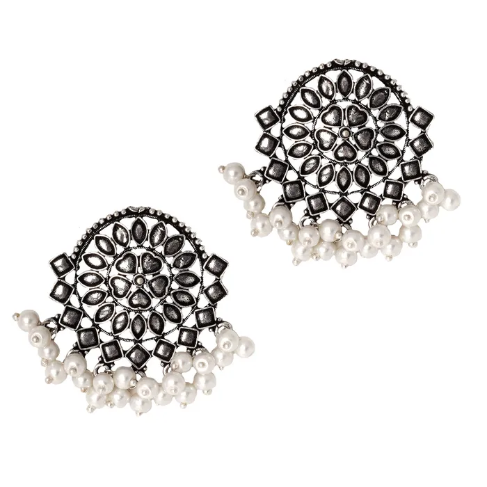 Rings Teejh Teejh Lavika Silver Oxidised Jewelry Gift Set