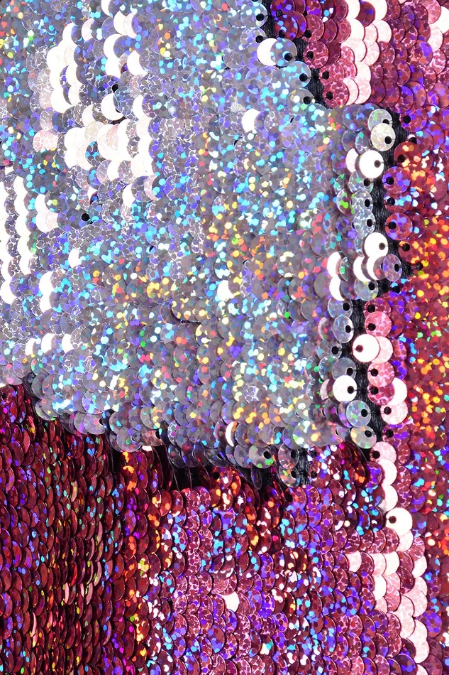 Sequin Cropped Jacket Pink Stars THE LUMi SHOP Earrings