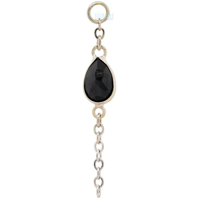 Star Bright Chain Charm in Gold with Gemstones Hialeah Fine Jewelry Earrings