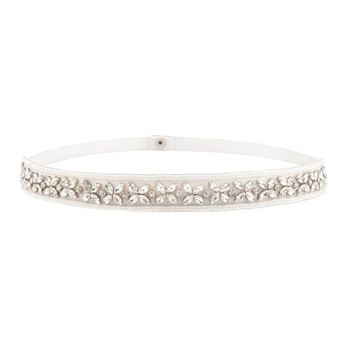 Teejh Triya Stone Silver Belt Teejh Rings