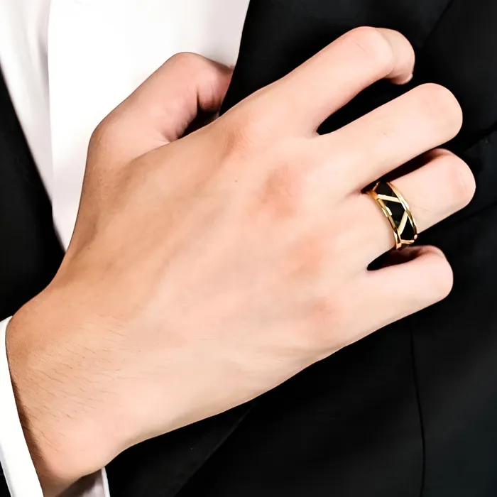 Tungsten Couple Rings Earrings Argentine