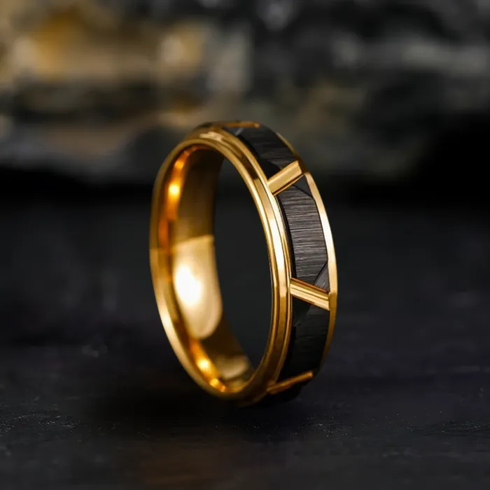 Tungsten Couple Rings Earrings Argentine