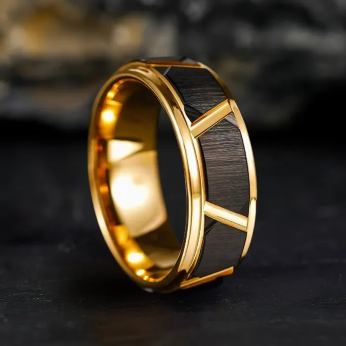 Tungsten Couple Rings Earrings Argentine