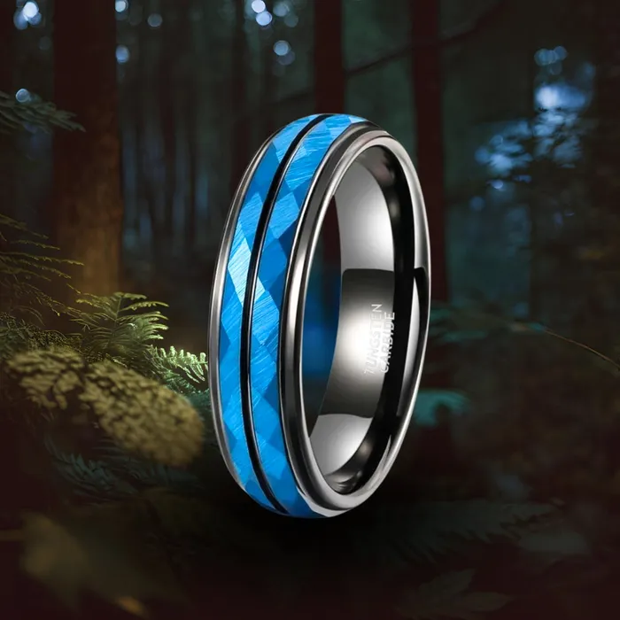 Tungsten Rings Blue Lake Tungsten Rings Blue Lake