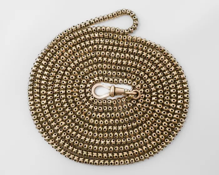 Victorian 9KT Gold Box Chain Isadoras A Necklaces