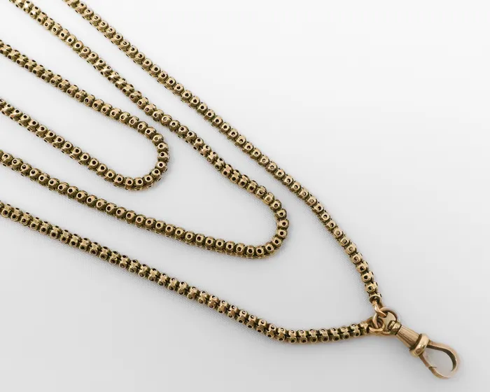 Victorian 9KT Gold Box Chain Isadoras A Necklaces Victorian 9KT Gold Box Chain Isadoras A Necklaces