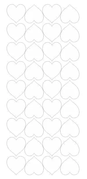 Clear Heart Stickers 1 DC20000 Winter Park Products Necklaces