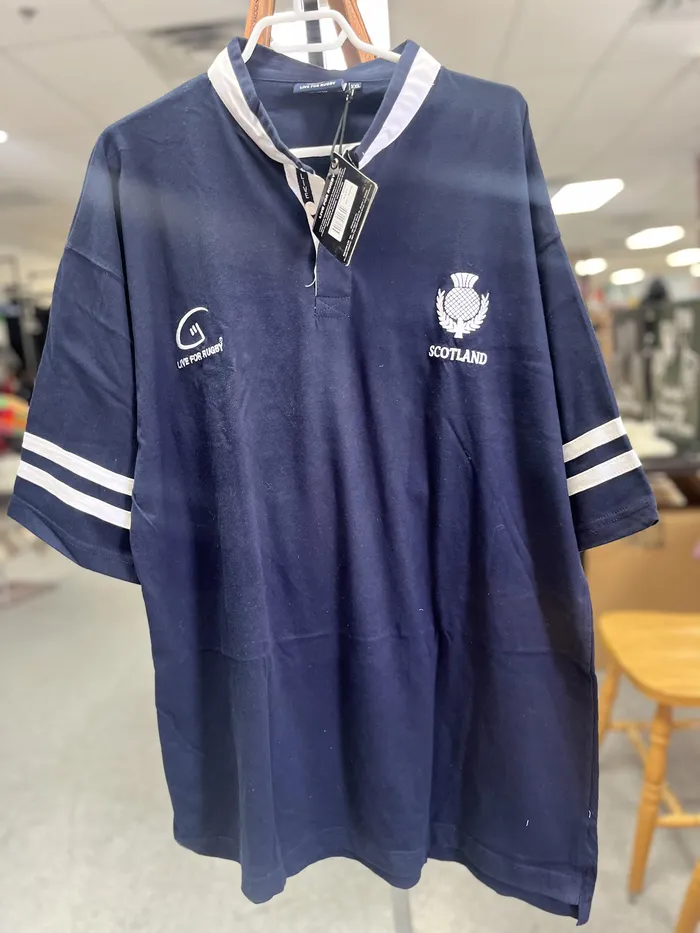 Earrings The Scottish and Irish Store LFR Scotland Rugby Shirt Navy