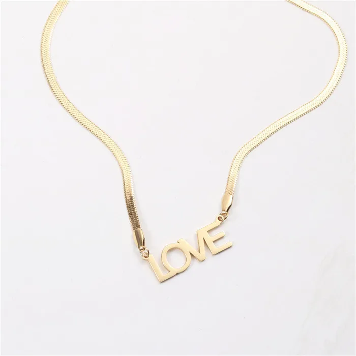 Jewelvers 18K GoldFilled Love Necklace Necklaces Jewelvers 18K GoldFilled Love Necklace Necklaces