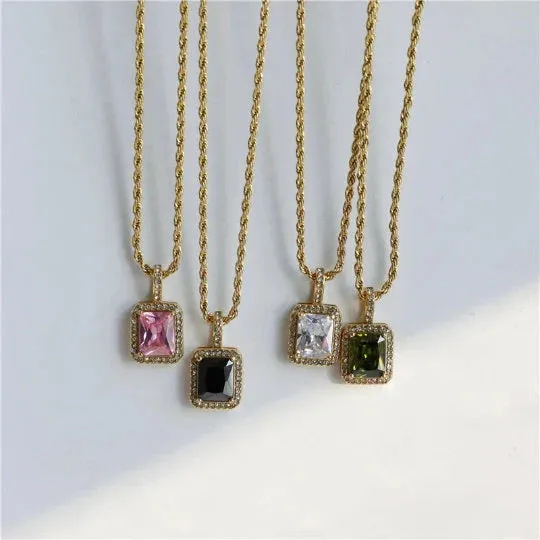 Jewelvers Necklaces 18K GoldFilled Zircon Necklace Jewelvers Necklaces 18K GoldFilled Zircon Necklace