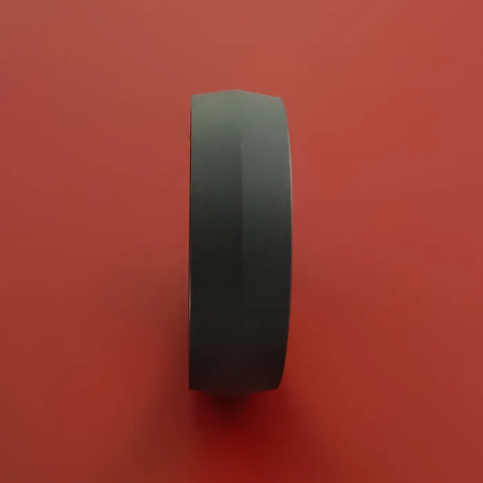 Lashbrook Black Zirconium Ring Custom Made Band Rings Lashbrook Black Zirconium Ring Custom Made Band Rings