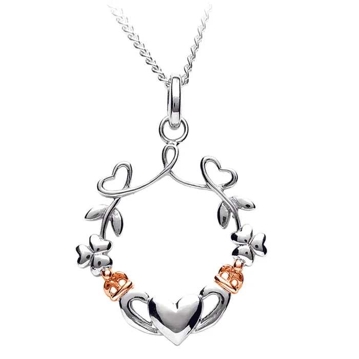Necklaces Boru Celtic Symbol Wreath Pendant