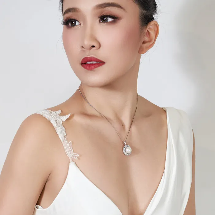 Pearly Lustre Necklaces Elegant Edison Pearl Necklace WN00430