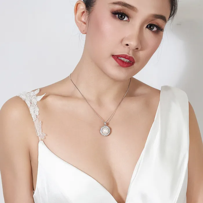 Pearly Lustre Necklaces Elegant Edison Pearl Necklace WN00430