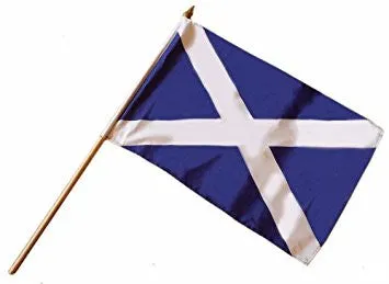 Saltire Small Stick Flag 4 x 6 Oracle Trading Earrings