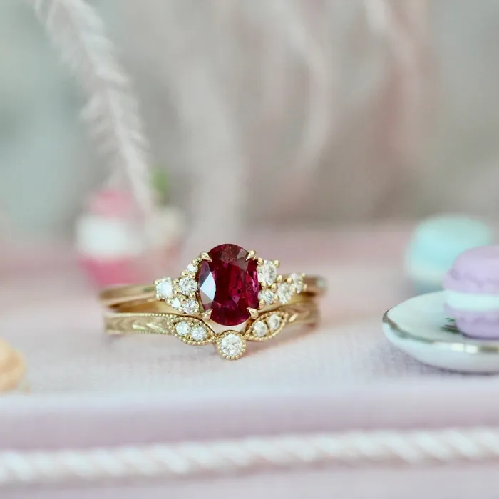 Short Cake Engraved V Shaped Diamond Band Deborah Lavery Rings