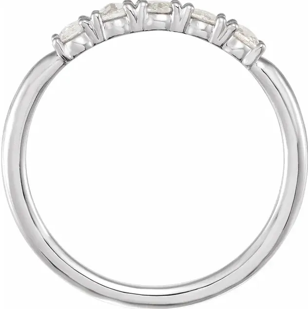 Stackables 12 CTW Natural RoseCut Diamond Ring Fire Brilliance Rings