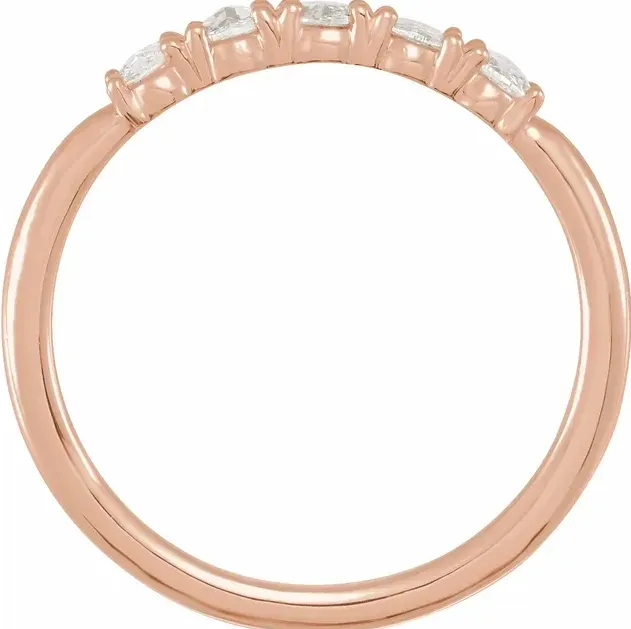 Stackables 12 CTW Natural RoseCut Diamond Ring Fire Brilliance Rings