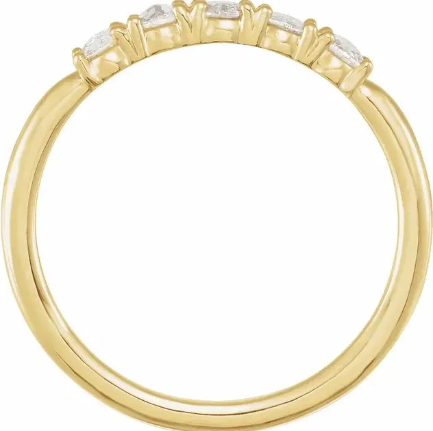 Stackables 12 CTW Natural RoseCut Diamond Ring Fire Brilliance Rings