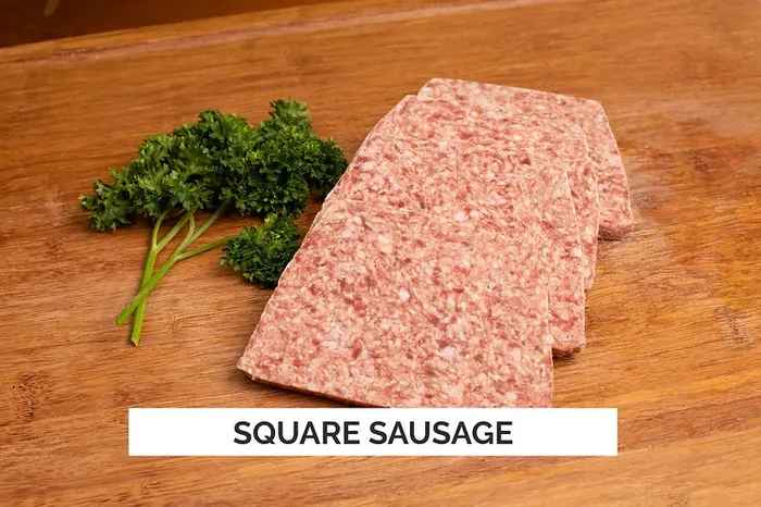 The British Grocer Earrings BG Square Sliced Beef Sausage 4 Pack 280g