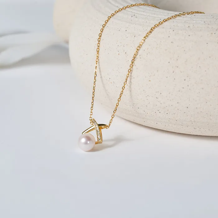 Top Grade Freshwater Pearl Necklace WN00738 X Collection Pearly Lustre Necklaces