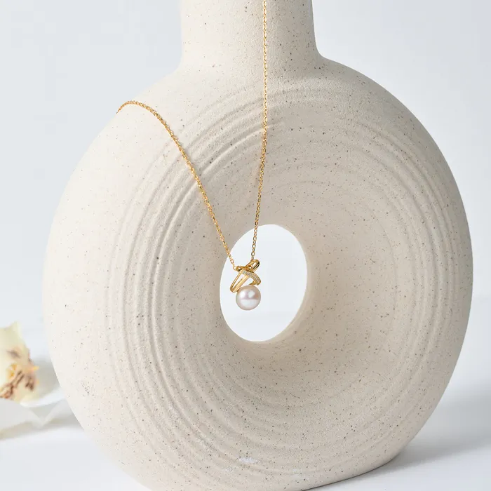 Top Grade Freshwater Pearl Necklace WN00738 X Collection Pearly Lustre Necklaces