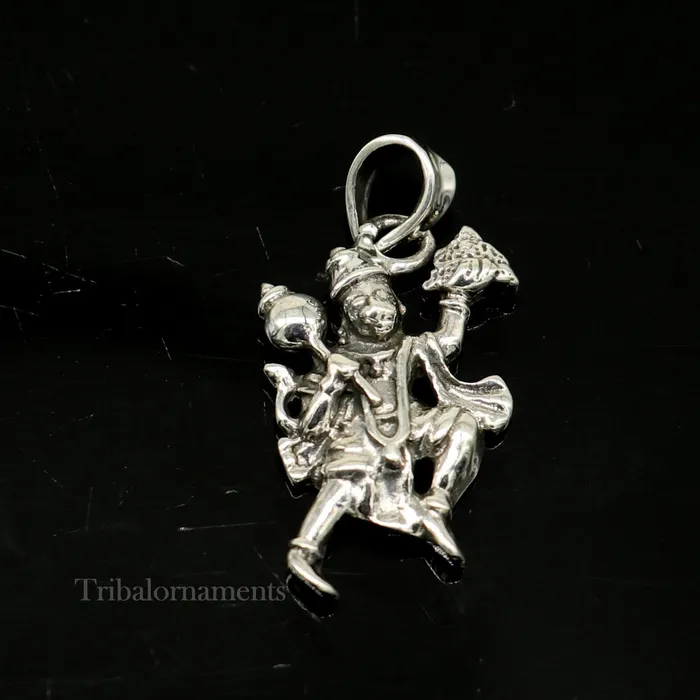 TRIBAL ORNAMENTS Flying hanuman pendant 925 sterling silver handmade god idol hanuman pendant amazing craftsmanship pendant gifting jewelry ssp939 Necklaces TRIBAL ORNAMENTS Flying hanuman pendant 925 sterling silver handmade god idol hanuman pendant amazing craftsmanship pendant gifting jewelry ssp939 Necklaces