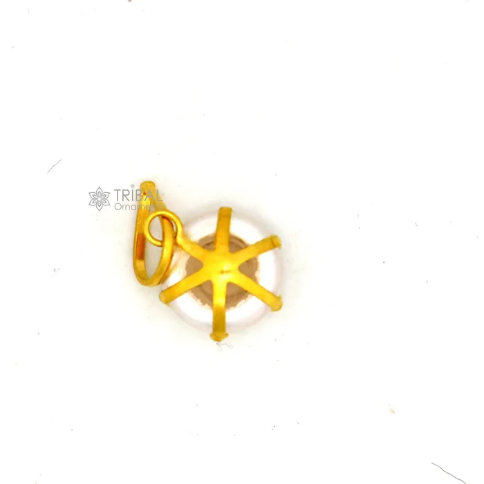 TRIBAL ORNAMENTS Necklaces 8mm pearl Fabulous Handmade 14kt yellow gold pendant exclusive square shape pendant for daily use jewelry gp33 TRIBAL ORNAMENTS Necklaces 8mm pearl Fabulous Handmade 14kt yellow gold pendant exclusive square shape pendant for daily use jewelry gp33