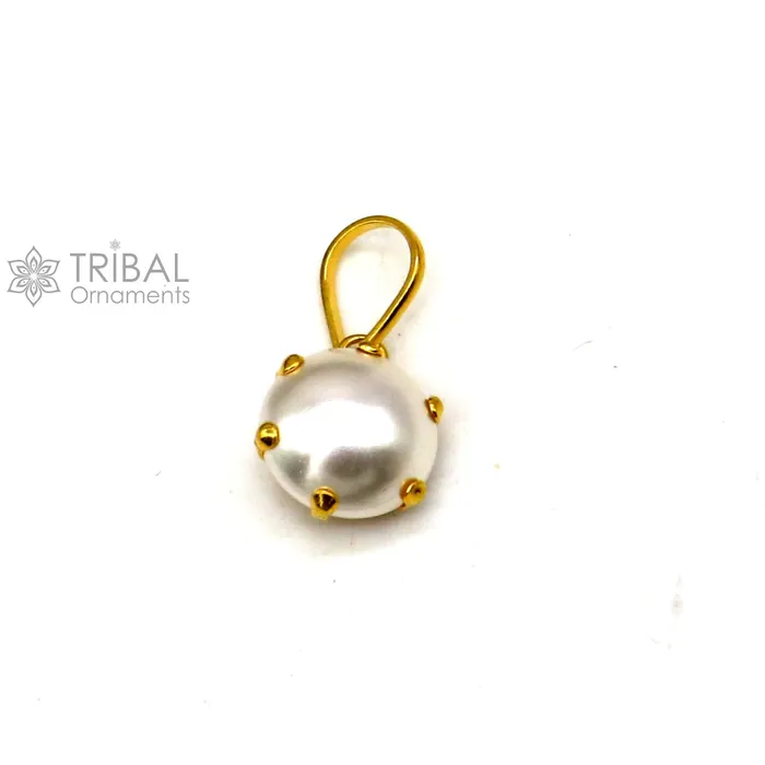 TRIBAL ORNAMENTS Necklaces 8mm pearl Fabulous Handmade 14kt yellow gold pendant exclusive square shape pendant for daily use jewelry gp33 TRIBAL ORNAMENTS Necklaces 8mm pearl Fabulous Handmade 14kt yellow gold pendant exclusive square shape pendant for daily use jewelry gp33