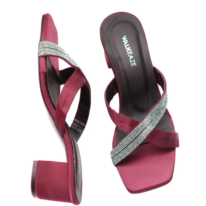 Walkeaze Necklaces Women Formal Block Heel 74861S