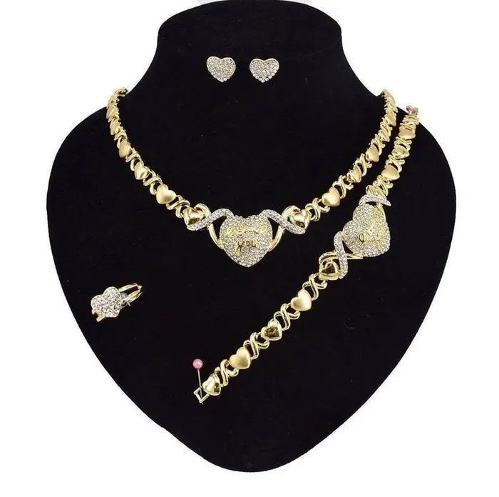 Xo I Love You Necklace Set Jewelvers Necklaces Xo I Love You Necklace Set Jewelvers Necklaces