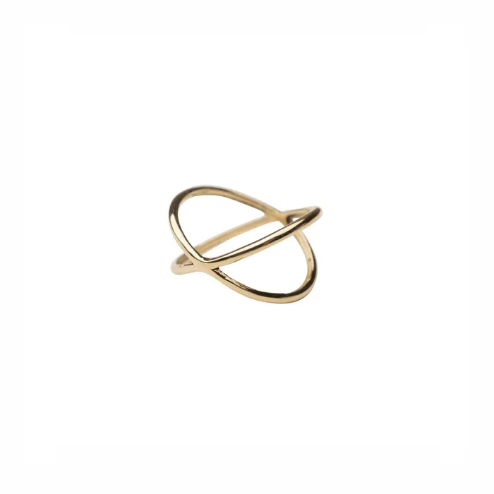 14k Gold X Ring TheRoseGypsy Rings