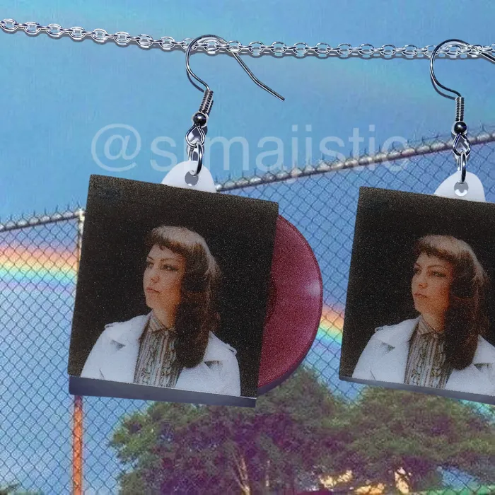 Angel Olsen My Woman Vinyl Album Handmade Earrings Sam Makes Things Earrings