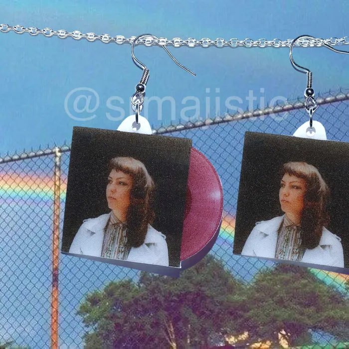 Angel Olsen My Woman Vinyl Album Handmade Earrings Sam Makes Things Earrings