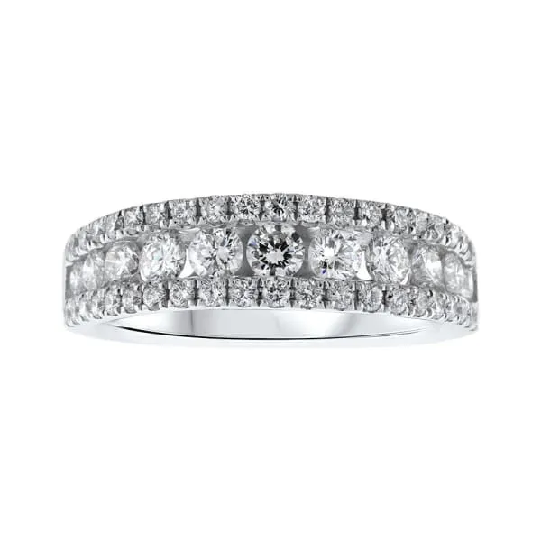 Diamond Source NYC Rings 18kt White Gold Diamond Wedding Band 110ct Diamonds R01834W Diamond Source NYC Rings 18kt White Gold Diamond Wedding Band 110ct Diamonds R01834W