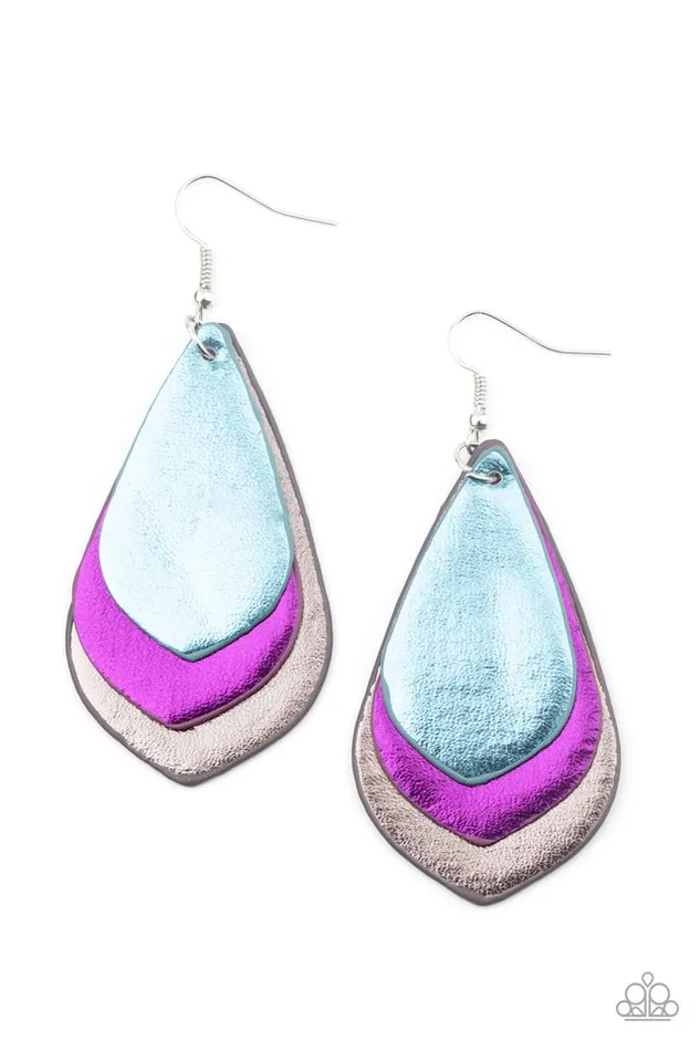Earrings Paparazzi Earring GLISTEN Up Purple Multi Paparazzi Jewelry Earrings Paparazzi Earring GLISTEN Up Purple Multi Paparazzi Jewelry