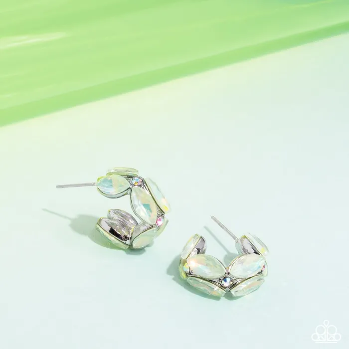 Earrings Paparazzi Jewelry Paparazzi Earring Dazzling Destiny Green