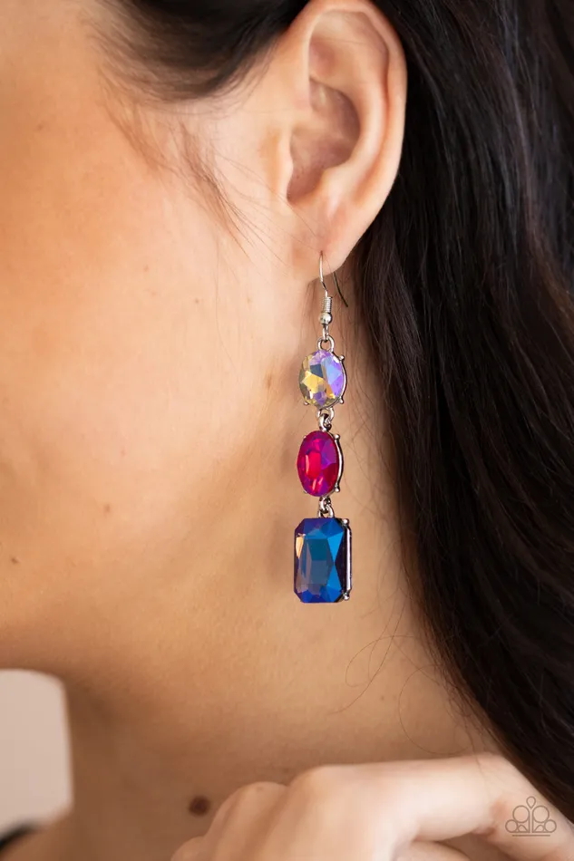 Earrings Paparazzi Jewelry Paparazzi Earring Dripping In Melodrama Multi