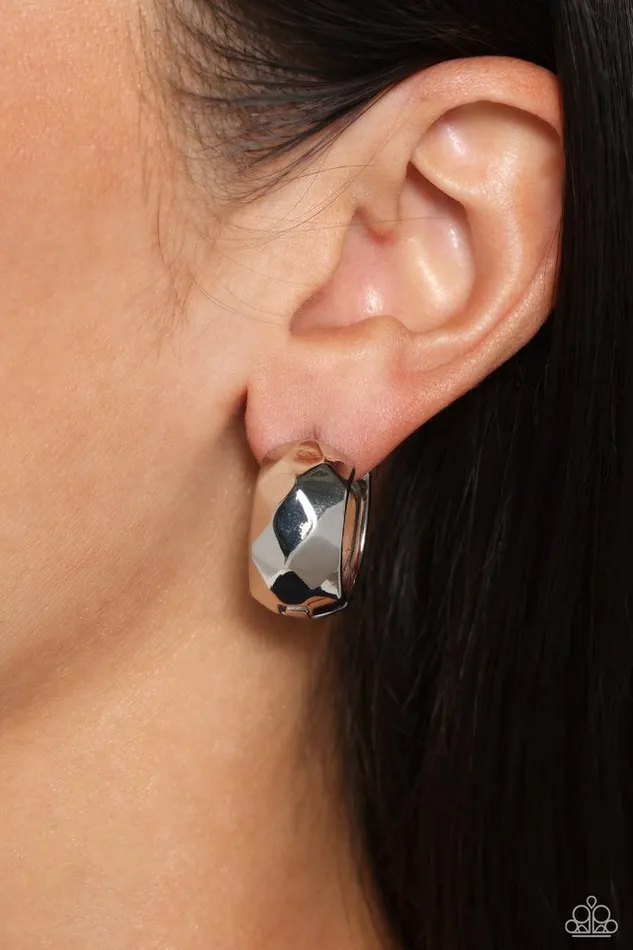 Earrings Paparazzi Jewelry Paparazzi Earring Patterned Past Silver
