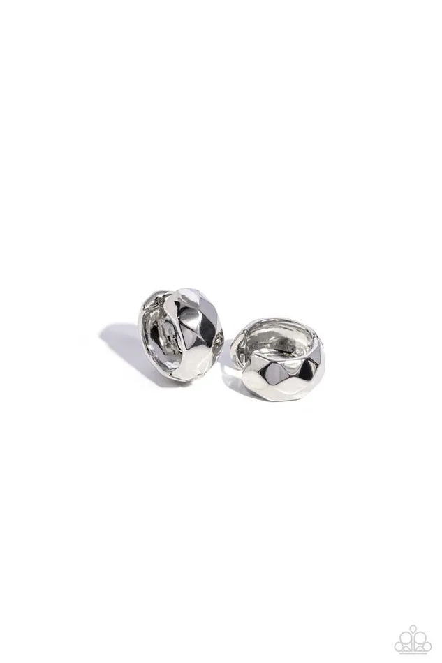 Earrings Paparazzi Jewelry Paparazzi Earring Patterned Past Silver Earrings Paparazzi Jewelry Paparazzi Earring Patterned Past Silver