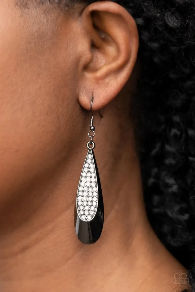 Earrings Paparazzi Jewelry Paparazzi Earring Prismatically Persuasive Black